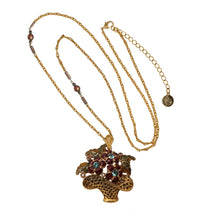 Load image into Gallery viewer, Primavera - Long Necklace in Burgundy
