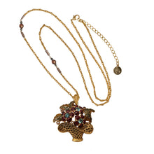 Load image into Gallery viewer, Primavera - Long Necklace in Burgundy