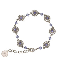 Load image into Gallery viewer, Everlasting Love - Soft Bracelet with Bohemian crystals
