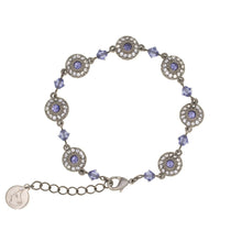 Load image into Gallery viewer, Everlasting Love - Soft Bracelet with Bohemian crystals