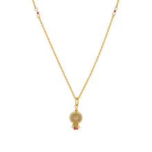 Load image into Gallery viewer, Golden Pomegranates - Short Necklace. Gold Plated