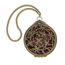 Load image into Gallery viewer, Zabel - Miniature Clutch in Burnt Bronze and Aubergine