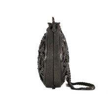 Load image into Gallery viewer, Zabel - Miniature Clutch in Jet Black and Charcoal