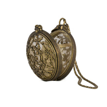 Load image into Gallery viewer, Zabel - Miniature Clutch in Burnt Bronze and Antique Gold
