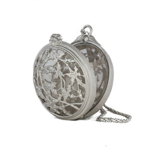 Load image into Gallery viewer, Zabel - Miniature Clutch in Mat Platinum and Antique Silver
