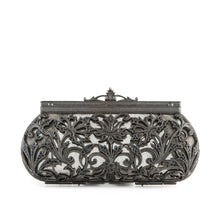 Load image into Gallery viewer, Mariun - Miniature Clutch in Jet Black and Charcoal