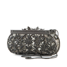 Load image into Gallery viewer, Mariun - Miniature Clutch in Jet Black and Charcoal