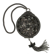 Load image into Gallery viewer, Zabel - Miniature Clutch in Jet Black and Charcoal