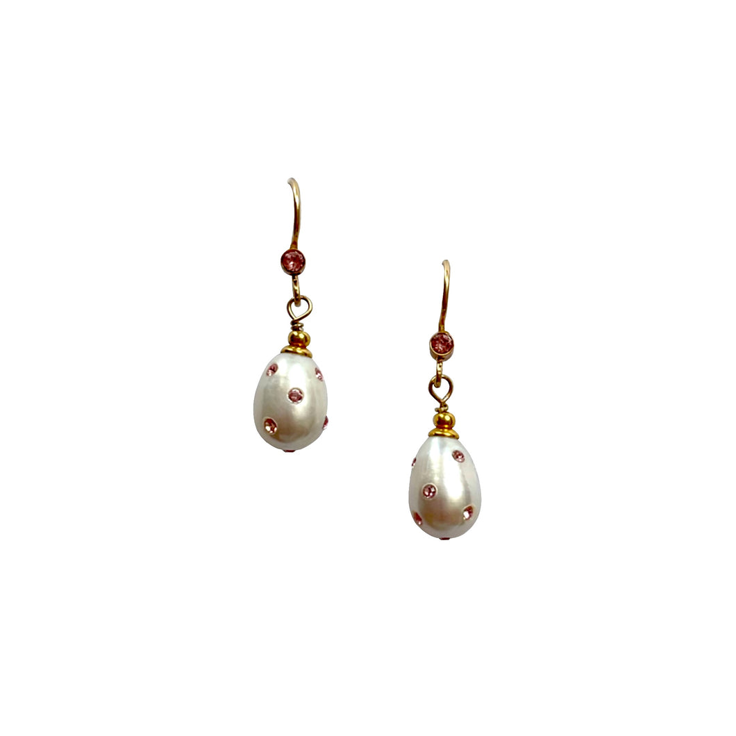 Pearls of Wisdom - Drop Earrings Rose