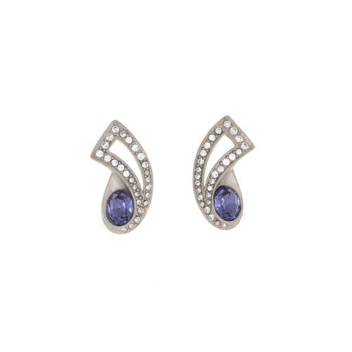 Everlasting Love - Post Earrings with Bohemian crystals