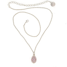 Load image into Gallery viewer, Imperial Treasures - Lantern Small Egg Necklace in Light Rose
