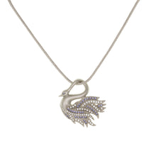Load image into Gallery viewer, Everlasting Love - Swan Short Necklace with Bohemian crystals
