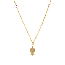 Load image into Gallery viewer, Golden Pomegranates - Short Necklace. Gold Plated 
