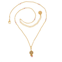 Load image into Gallery viewer, Golden Pomegranates - Short Necklace. Gold Plated
