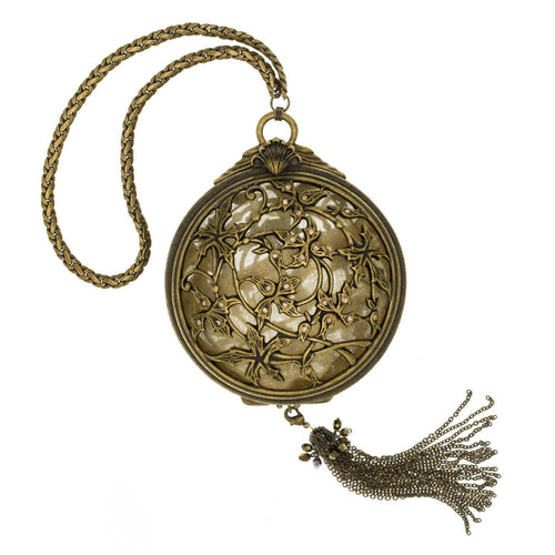 Zabel - Miniature Clutch in Burnt Bronze and Antique Gold