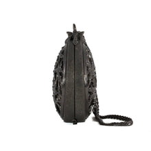 Load image into Gallery viewer, Zabel - Miniature Clutch in Jet Black and Charcoal
