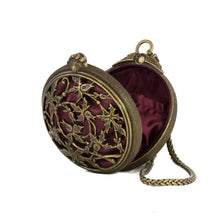 Load image into Gallery viewer, Zabel - Miniature Clutch in Burnt Bronze and Aubergine
