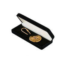 Load image into Gallery viewer, Armenia - Coat of Arms Key Fob Gold Plated and Hand Enameled
