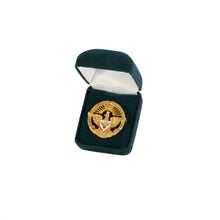 Load image into Gallery viewer, Armenia - Artsakh Coat of Arms Pin Gold Plated and hand Enameled.
