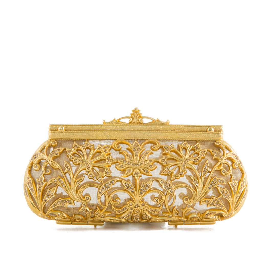 Mariun - Miniature Clutch in Antique Gold
