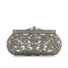 Load image into Gallery viewer, Mariun - Miniature Clutch in Pewter and Antique Silver
