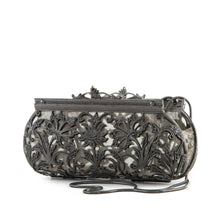 Load image into Gallery viewer, Mariun - Miniature Clutch in Jet Black and Charcoal

