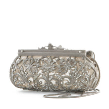 Load image into Gallery viewer, Mariun - Miniature Clutch in Platinum and Diamond Crystals
