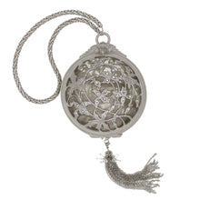 Load image into Gallery viewer, Zabel - Miniature Clutch in Mat Platinum and Antique Silver
